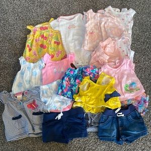 15 piece summer newborn bundle